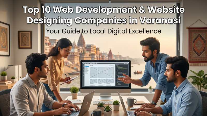 Top 10 Web Development Website Designing Companies in Varanasi 2026